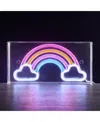 Wireless Express Unisex Rainbow Neon Sign With Rbg Lights - Ages 5-7