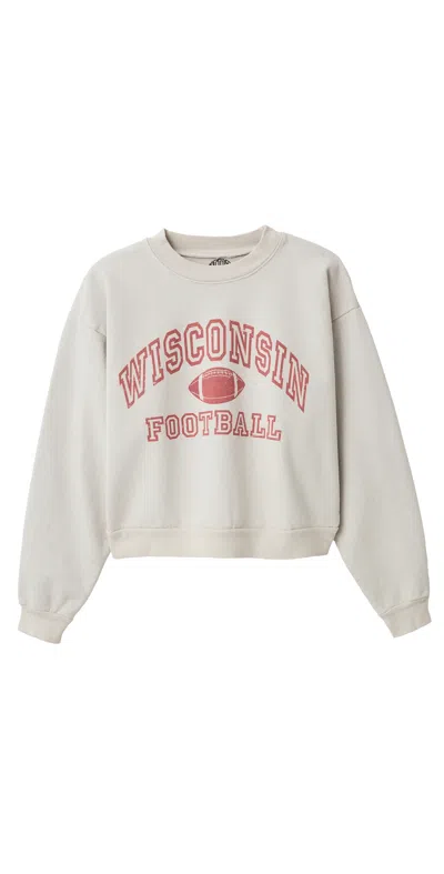 Wisconsin Design Team Wisconsin Football Sweatshirt Grey