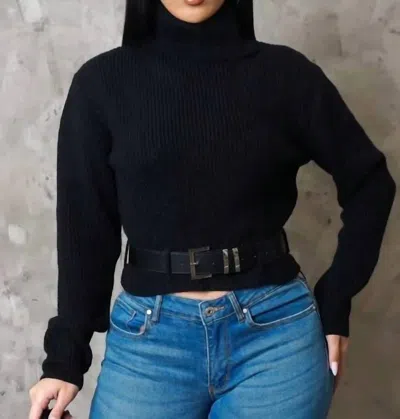 Wise & Pretty Women's Love Me Top In Black