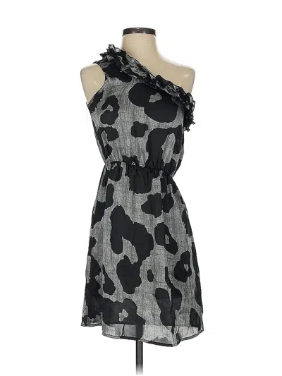 Pre-owned Wish Cocktail Dress In Gray