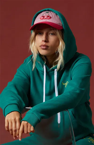 Wish Me Luck June Snapback Hat In Pink