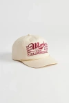 WISH ME LUCK THE AMERICAN WAY BASEBALL HAT IN IVORY, MEN'S AT URBAN OUTFITTERS