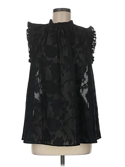 Pre-owned Wish Tank Top Black Halter Neckline Tops