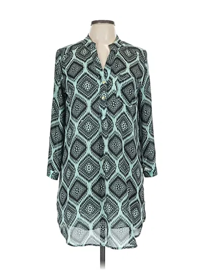 Pre-owned Wishful Park Long Sleeve Blouse In Blue