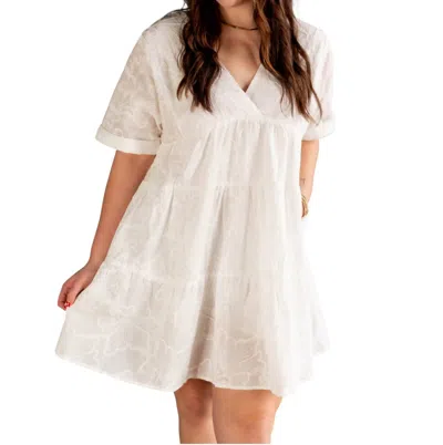 Wishlist All Right Babydoll Dress In White