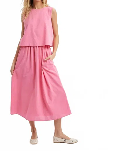 Wishlist Allison Tank Midi Dress In Punch In Neutral