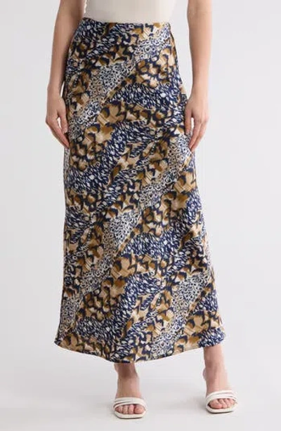 Wishlist Animal Print Maxi Skirt In Multi