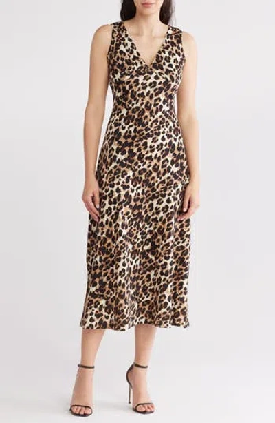 Wishlist Animal Print V-neck Dress In Animal2