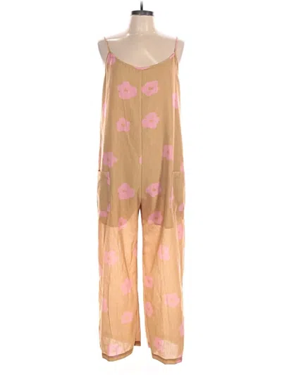Pre-owned Wishlist Apparel Jumpsuit In Gold