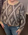 Wishlist Arctic Aura Knit Sweater In Grey In Grey