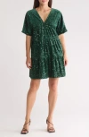 Wishlist Baby Doll Dress In Emerald