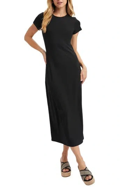 Wishlist Basic Maxi T-shirt Dress In Black