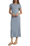 Wishlist Basic Maxi T-shirt Dress In Blue