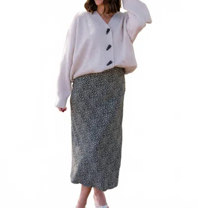 Wishlist Baylor Brushed Toggle Button Cardigan In Ecru In White