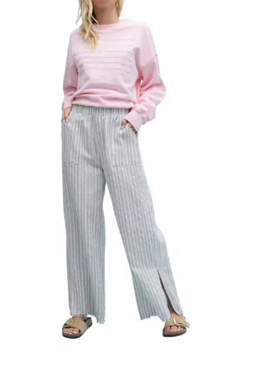 Wishlist Beach Nights Pants In White In Blue