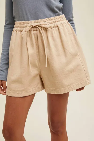 Wishlist Boardwalk Shorts In Beige In Neutral