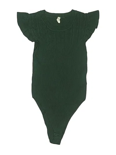 Pre-owned Wishlist Bodysuit In Green