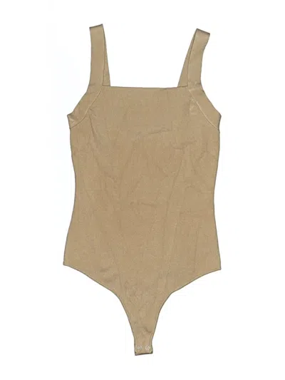 Pre-owned Wishlist Bodysuit In Tan