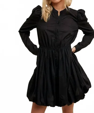 Wishlist Briana Long Sleeve Dress In Black