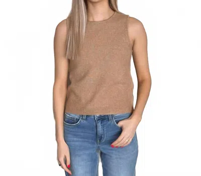 Wishlist Brushed Tank Top In Toast In Brown