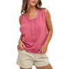 Wishlist Chandler Crop Corduroy Button Down In Charcoal In Magenta