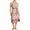 Wishlist Buttoned Pleated Midi Dress