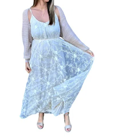 Wishlist Can't Stop The Spring Dress In Off White