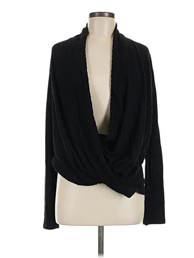 Pre-owned Wishlist Cardigan Sweater In Black