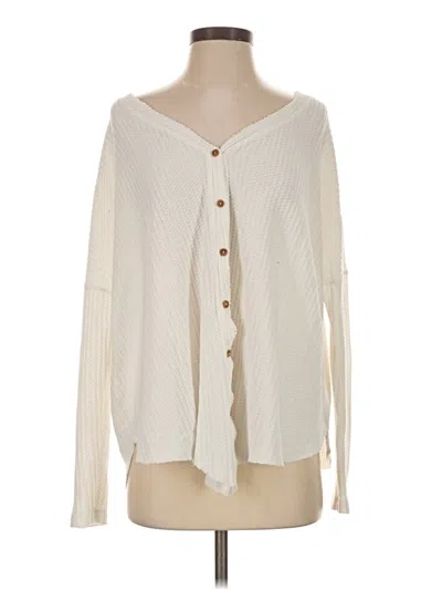 Pre-owned Wishlist Cardigan Sweater In Ivory