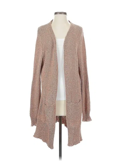 Pre-owned Wishlist Cardigan Sweater In Tan