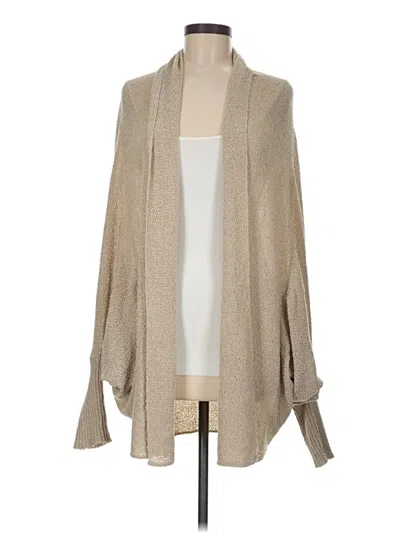 Pre-owned Wishlist Cardigan Sweater In Tan