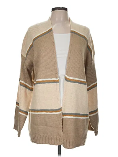 Pre-owned Wishlist Cardigan Sweater In Tan