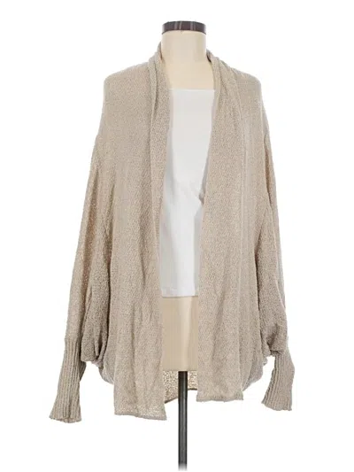 Pre-owned Wishlist Cardigan Sweater In Tan