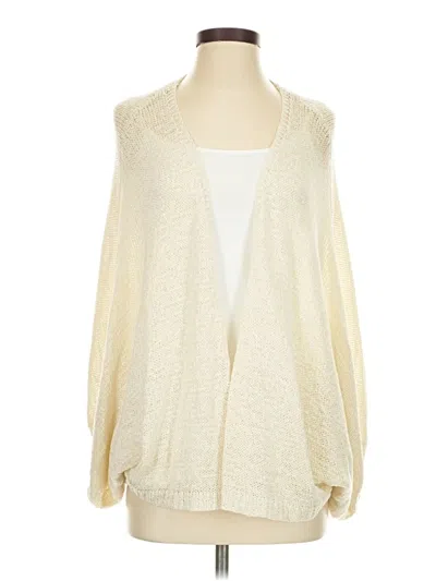Pre-owned Wishlist Cardigan Sweater In White