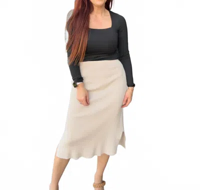 WISHLIST CASSIDY SKIRT IN SIENNA