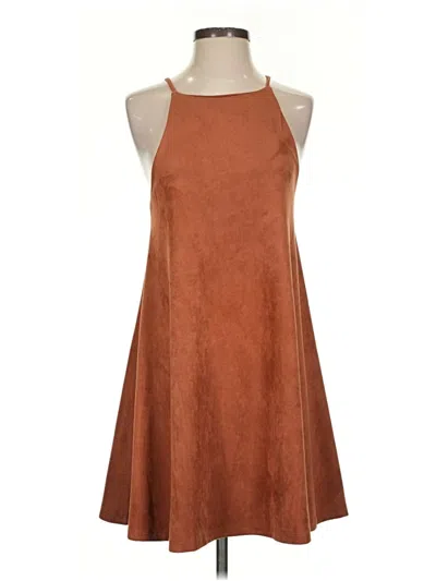 Pre-owned Wishlist Casual Dress In Brown