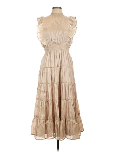 Pre-owned Wishlist Casual Dress In Tan