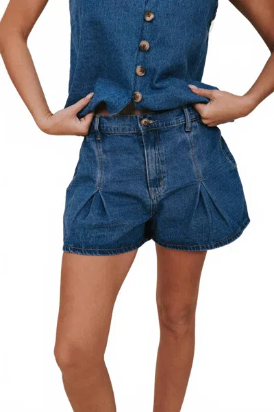 Wishlist City Walk Shorts In Denim In Multi