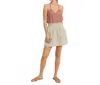 Wishlist Corduroy Mini Skirt In Stone In White