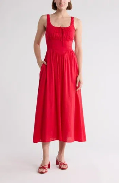 Wishlist Corset Midi Sundress