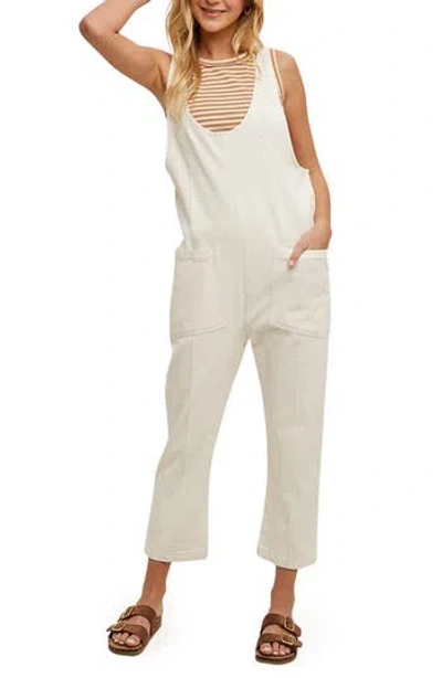 Wishlist Cotton Denim Overalls In Brown