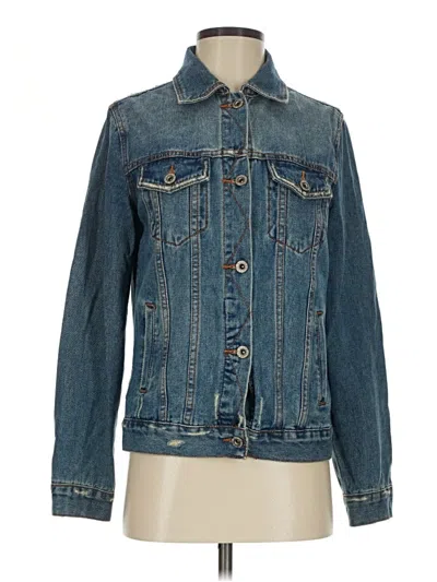 Pre-owned Wishlist Denim Jacket In Blue