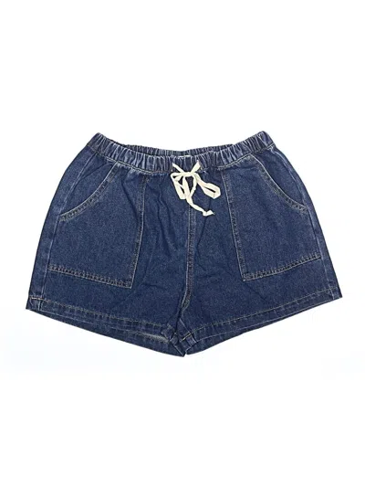Pre-owned Wishlist Denim Shorts In Blue