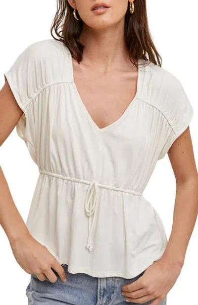 Wishlist Dolman Sleeve Modal Blend Top In White