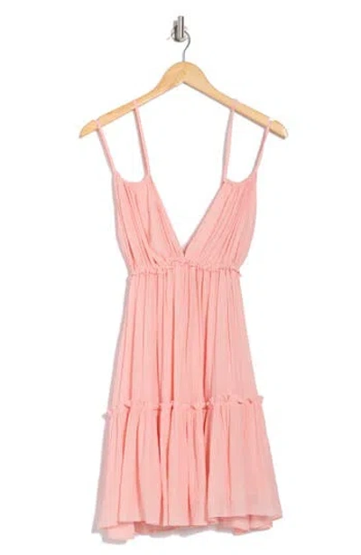 Wishlist Double Strap Minidress In Blush
