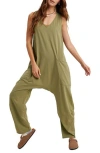 Wishlist Drop Sleeveless Romper In Green