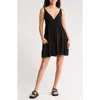 Wishlist Empire Waist Minidress In Black
