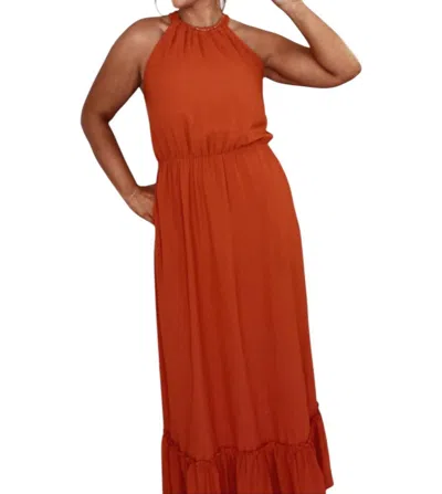 Wishlist Endless Memories Maxi Dress In Orange