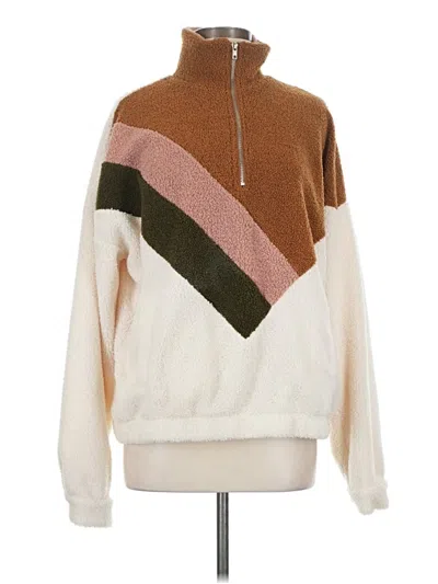 Pre-owned Wishlist Fleece Jacket In Brown