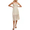 WISHLIST WISHLIST FLORAL RUCHED EMPIRE WAIST CHIFFON SUNDRESS